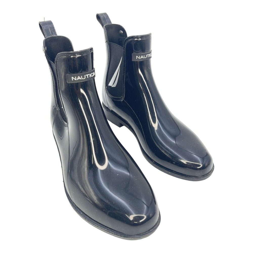 Nautica Shayna Waterproof Black Rain Boots Nautica Size 7